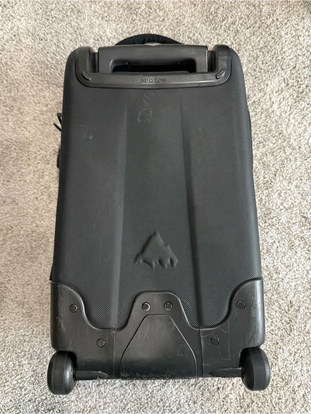 Burton Black Rolling Travel Bag with Dual Top Handles